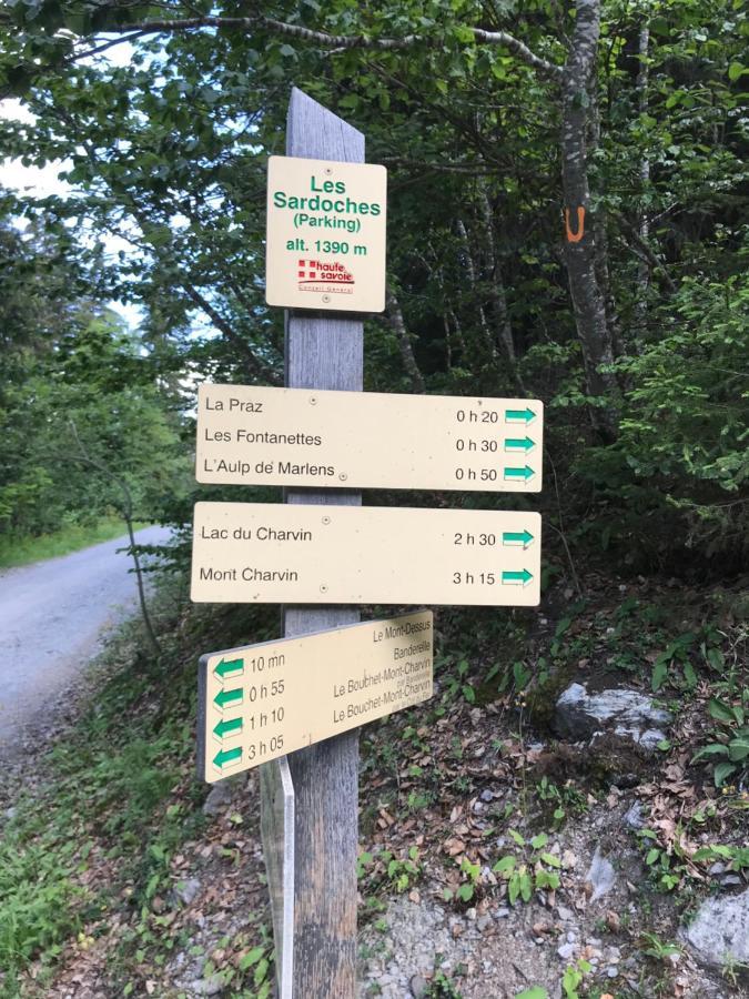 Le Blanc Nordique Villa Le Bouchet-Mont Charvin Eksteriør billede